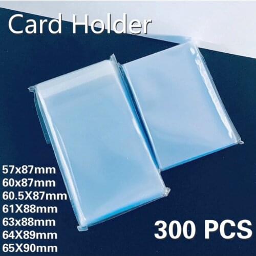 300pcs Toploader Card Covers Soft Sleeves Protector For Fundas Cartas Magic Board Game Gathering For Mgt Tcg GYH 63x88 56x87mm