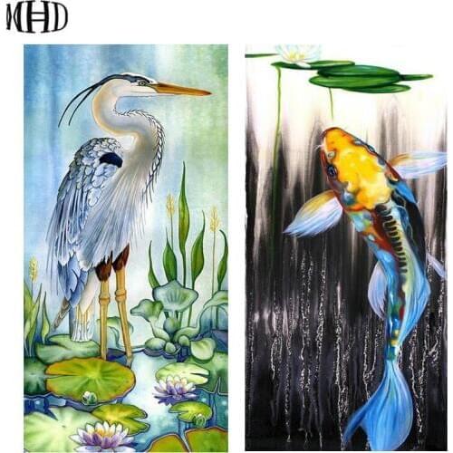 Diy Diamond Painting Fish Filled Square & Round 3D Diamond Embroidered Crystal Mosaic 5D Diamond Decorative Painting new