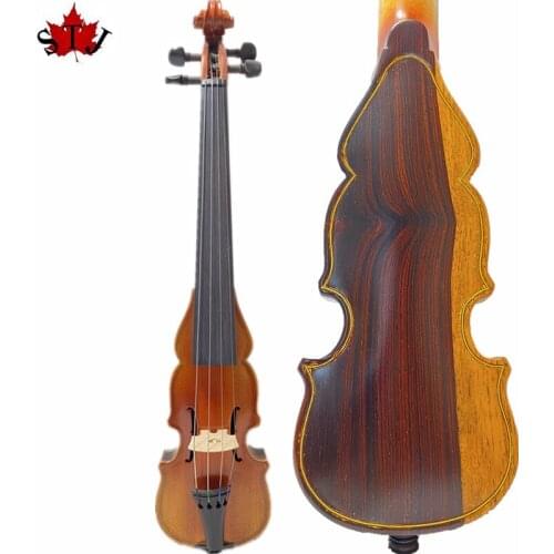 Mini violin,baroque style fancy Pochette handmade violin 7 3/4",great and clear sound #14428