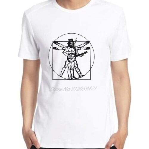 Mens T-shirt Oversized Summer Banjo Player Jam Band Folk Music Gift Vintage Rock Cool Tee Streetwear Harajuku Men clothing