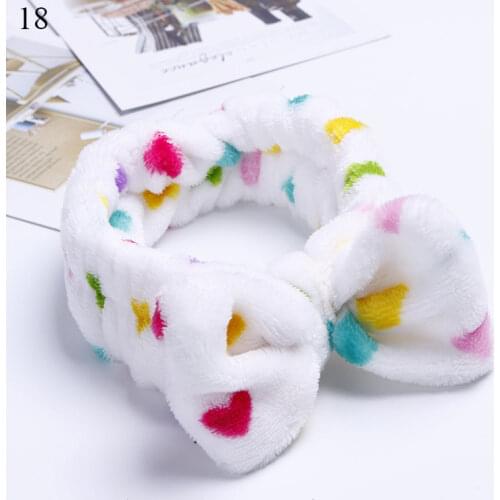 3S Cartoon Headbands Coral Fleece Washing Face Makeup Hair Accessories Plush Cute Avocado Hair Band Headbands Elastic Hair Bands