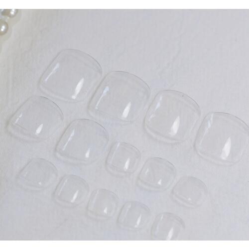 Artificial Fake Toe Nails Transparent Fashion Lady Nails Nails For Toe Simple DIY Salon Product Ct
