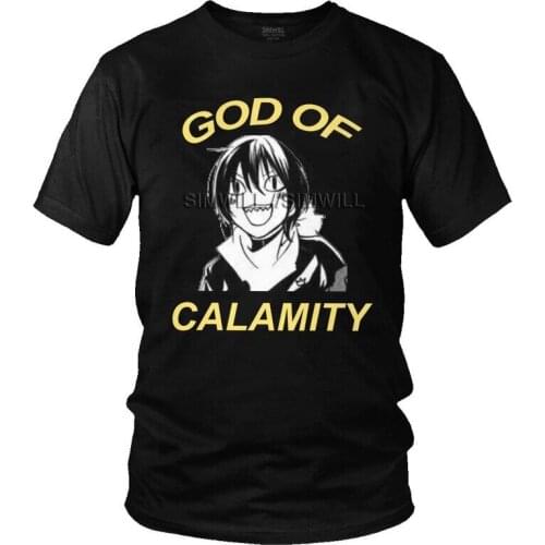 Noragami Tshirts Men Stylish Tee Tops Cotton T Shirt Short Sleeve Yato God of Calamity T-shirts Gift Clothes