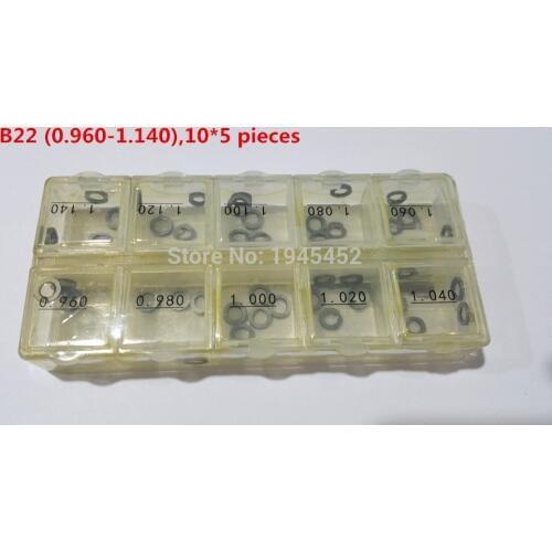 New arrival! B22 diesel common rail injector adjusting shims or gasket or o-ring set