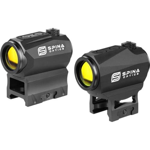 SPINA OPTICS Tactical 1x20 Compact 2 Moa Red Dot Scope Sight Reflex Riflescope For Real Firearms .308 5.56 7.62 AR15