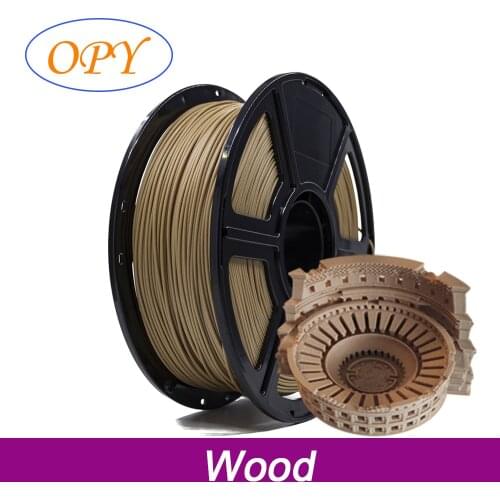 Opy Wooden Pla 1.75Mm 10M 100G 1Kg Welding Rod Wood Filament Rohs Certificated No Bubble 3D Printer Pla Wire Europe Warehouse