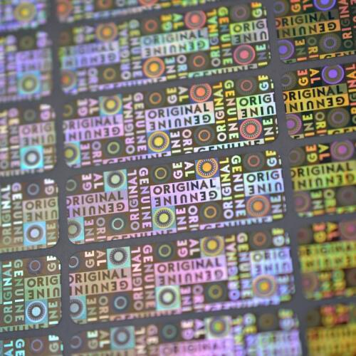 GENUINE ORIGINAL Hologram stickers label Label Warranty Void If Removed Tamper Proof 30X10MM 2000PIECES