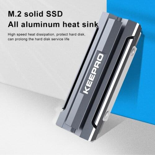 Heat Sink Cooling Pads M.2 2280 NVMe SSD Heatsink Cooler Pad Aluminum Solid State Drive Radiator Heat Thermal Pad for Desktop PC