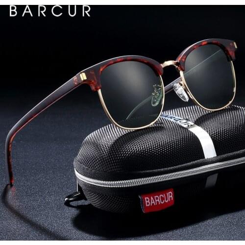BARCUR Women Sun Glasses Men Sunglasses Polarized Shades Female Oculos lunette de soleil femme