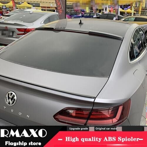 For CC Arteon Roof Spoiler 2019 Volkswagen Arteon CC Roof Spoiler ABS plastic Material Car Rear Wing Color Rear Spoiler