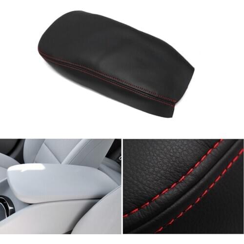 Car-styling Microfiber Leather Center Control Armrest Box Cover For Chevrolet Malibu XL 2016 2017 2018