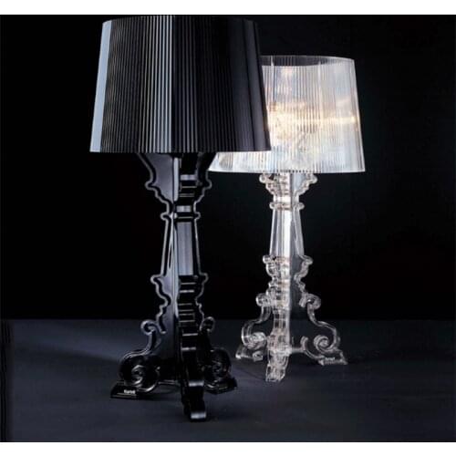 LED Table Lamp Europe Modern Bourgie Ghost Acrylic Desk Lamp For Bedroom Living Room Studio Bar Night Lights Room Art Decor Lamp