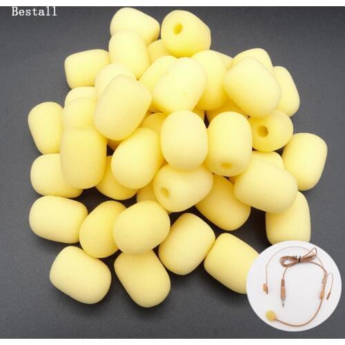 Bestall 100PCS/5mm Diameter foam microphone windscreens windshields /Customize foam covers for 0.5mm Size Mic Capsule
