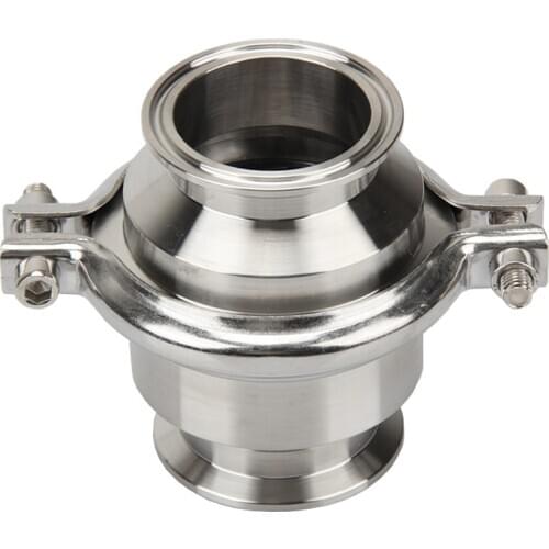 1PCS Stainless Steel One-Way Non-Return Wine Water Fluids Clamping Check Valves Connector for Homebrew Diary Products