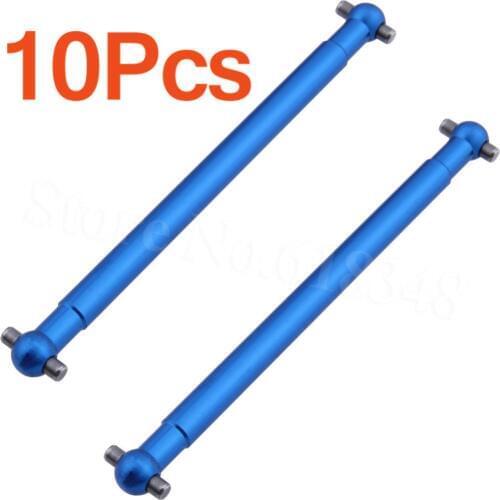 10Pcs Metal Alloy Universal Drive Shaft Dogbone For RC 1/18 Revel 24540 Scorch Hobbico Dromida BX/MT/SC4.18 Monster Truck