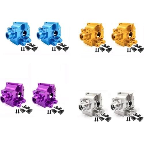 2Pcs Metal Front Rear Gearbox Shell Gear Box 122275 (06045 06046) for HSP 94122 94155 94166 94177 94188 RC Car Parts