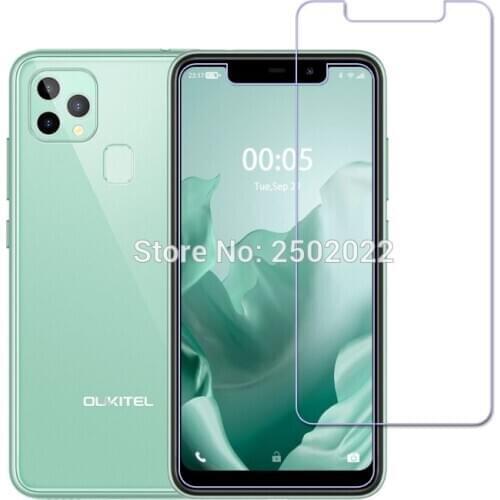 2PCS Tempered Glass For Oukitel C22 Screen Protector Protective Phone Film Guard For Oukitel C22 Glass Screen Guard Cover