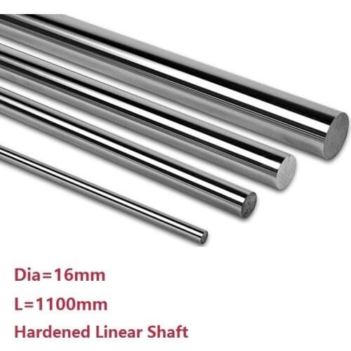 4pcs/lot Dia 16mm shaft 1100mm long Chromed plated linear shaft hardened shaft rod bar rail guide for 3d printer cnc parts