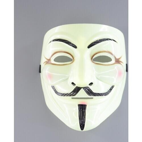 5pcs/lot Guy Fawkes Anonymous Cosplay Masks Pack
