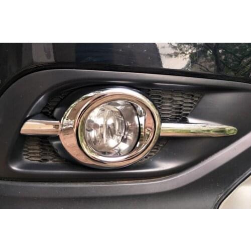 For Honda CR-V CRV 2012 2013 2014 Front & Rear Fog Light Trim Rim Lamp Cover Cap Car Styling Reflective Sticker Kit Accessories