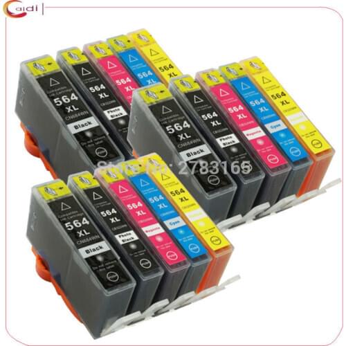 10 Pack Ink Cartridge Compatible For HP564XL Premium for hp 564xl5510 6510 5510-B111a B109a C5383 D5400 B209a 5511 6512 5511
