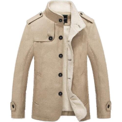 Winter Jackets Men Casual Outerwear Thick Fleece Warm Mens Jackets Brand Clothing Fashion Coats Male Outerwear