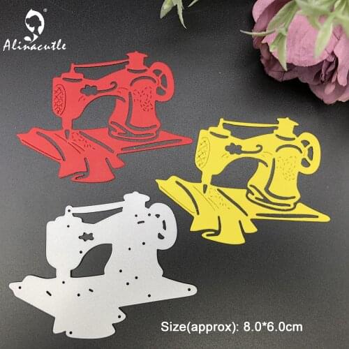 Alinacutle Metal Cutting Die Cut Sewing Machine DIY Craft Scrapbooking Paper Craft Handmade Album Card Punch Art Knife Dies