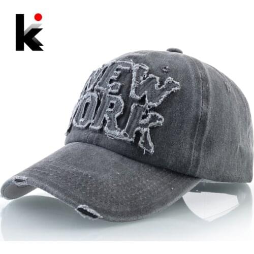 Fashion Baseball Cap Men Women Outdoor Casual Sport Visor Baseball Hat Snapback Hip Hop New York Hats Cotton Denim Bones Caps