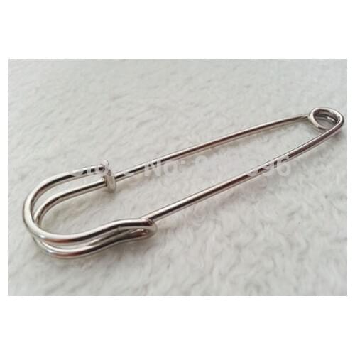 Wholesale 100 pcs DIY Pin Brooch purple bronze copper silver plated Kilt Safety Pin Brooch clasps-DHL free shipping