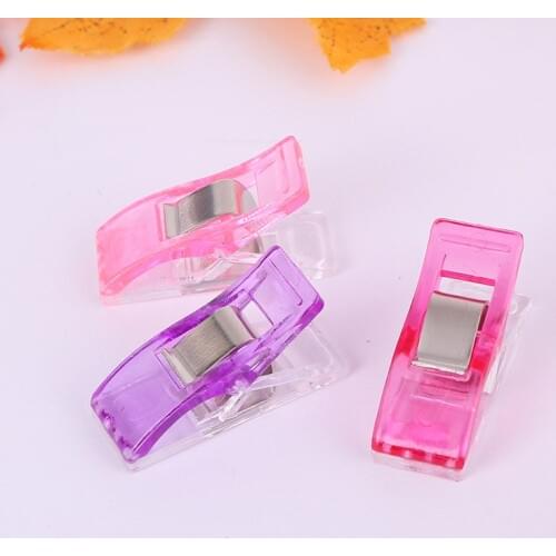 Plastic Crocheting Binding Knitting Assorted Sewing Hemming Multicolor Bias Crafting Fabric Maker Clip Tape Supplies Quilting