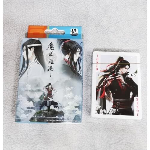Anime Mo Dao Zu Shi Poker Cards Cosplay Board Game Cards With Box Toy Gift