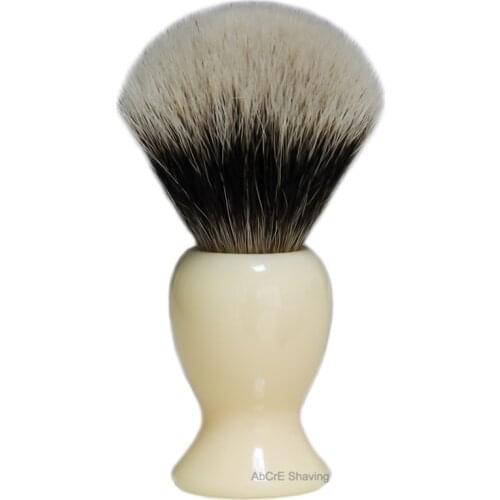Resin Handle Two Band Knot High Mountain Badger Shaving Brush Barber Mens Beard Grooming Kits