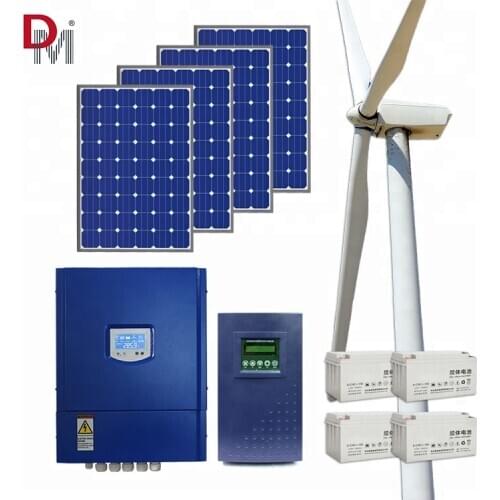 Top Quality 5KW Wind And Solar Power System 5000W Wind Power System Wind Generator Solar Hybrid System