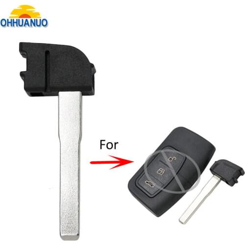 Replacement Uncut Smart Emergency Key Blade Flat Type Without Chip - FOB for Ford Focus C MAX S MAX Mondeo Galaxy Kuga