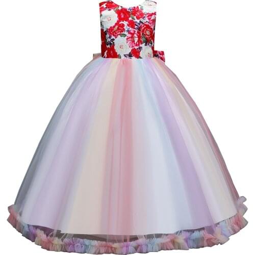 2021 Prom Dress Sleeveless Formal Bridesmaid Dresses For Girls Birthday Evening Dresses Wedding Party Dress Vestidos 5-14Y