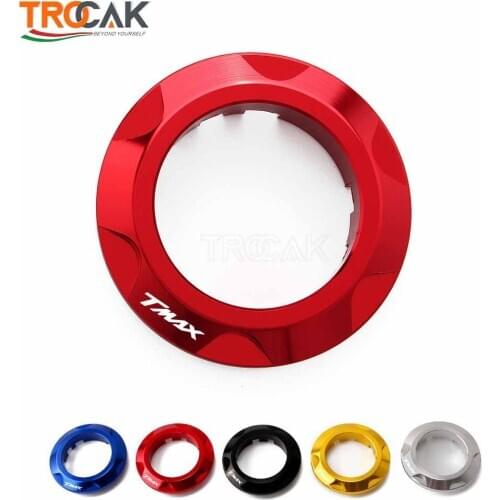 LOGO TMAX For Yamaha TMAX 530 TMAX530 T-MAX 530 2013 2014 2015 Motorcycle Ignition Switch Cover Key Switch Protector Ring