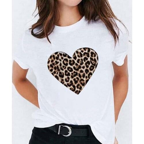 Womens T-shirt Over Size Printing Fashion T-shirt Korean Style Harajuku 2021 Summer White Short Sleeve Tops Ladies Tee