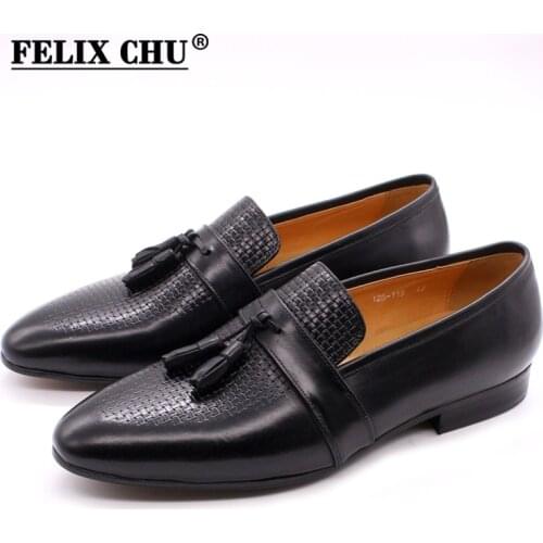Winter Shoes Mens Loafers Genuine Leather Hand Painted Slip On Mens Dress Shoes Wedding Elegant Casual Business Shoes
