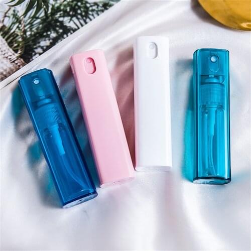 10ml Refillable Perfume Bottle Plastic Drawer Type Spray Bottles Sample Empty Containers Atomizer Mini Refillable Bottles