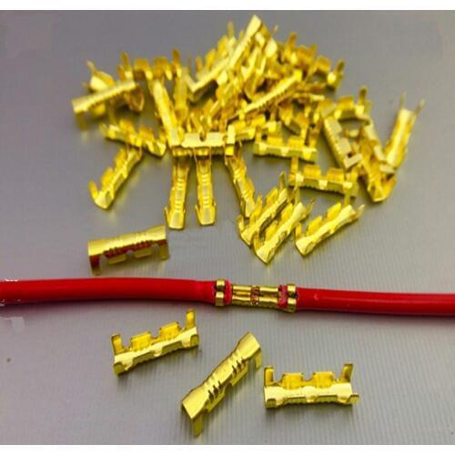 100pcs Docking connector line pressing button quick connect terminal wiring 0.5 to1.5 square