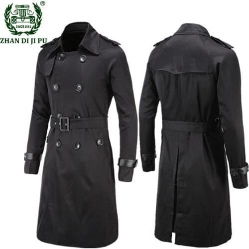 Afs Jeep Men's Classic Trench Coats