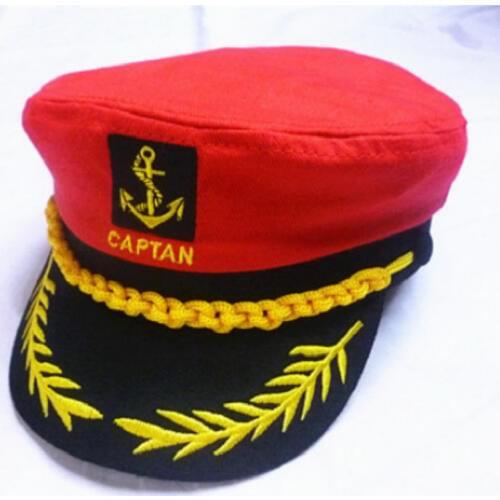 Black White Red Striped Children Military Hat Cap Boy Girl Soldier Captain Sailor Hat Army Vintage Police Bone Gorras For Kids