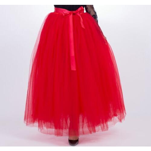 1M Long Floor Length Tulle Tkirt Sexy Legless Mesh Skirt Tutu Skirts Multicolor Womens Petticoat Party Skirts