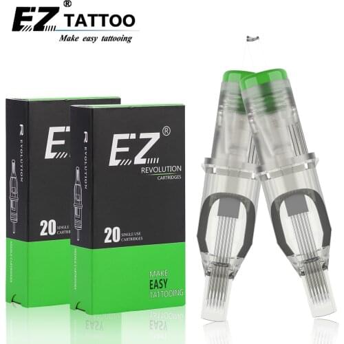 EZ Revolution Tattoo Cartridge Needles Magnum 0.30mm 0.35mm for Ratory Machine RC1205M1-2 RC1207M1-2 RC1215M1-2 20 pcs /lot