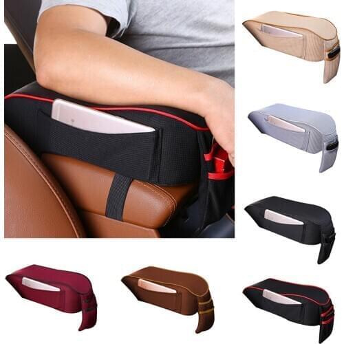 Car Armrest Mat Interior Auto Armrests Storage Box Mats Universal Fit for Most Automobiles Protector Auto Armrest Phone Holder