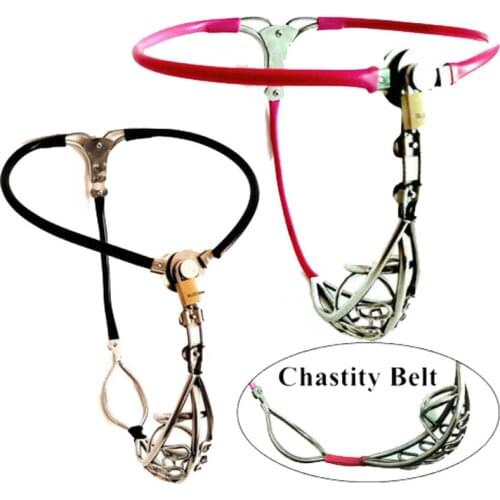 Male Stainless Steel Invisible Chastity Belt Device PU Leather Chastity Pants with Shit Hole Strap On Penis Sex Toys for Male