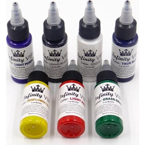 30ml Natural Pure Plant Tattoo Pigment Permanent Makeup 1oz Bottle Tattoos Ink Pigment For Body Professional Beauty Art Supplies