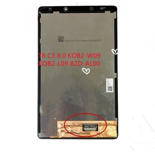 New 8 '' For Huawei MatePad T8 C3 8.0 KOB2-W09 KOB2-L09 BZD-AL00 LCD Display +Touch Screen Digitizer Assembly