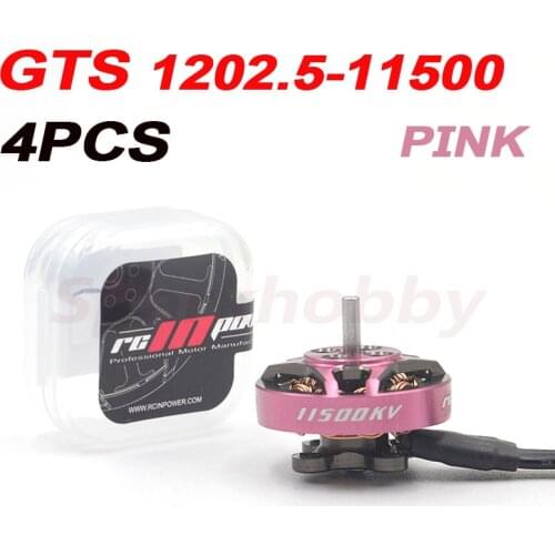 NEW GTS V2 RCINPower 1202.5 11500KV 1-2S Lipo 3.9g Mini FPV Brushless Motor 1.6-3inch Propeller For RC Quadcopter Racing Drones