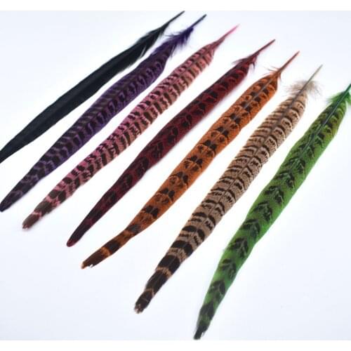 10Pcs/Lot Natural Pheasant Tail Feathers For Crafts 10-12inch colorful Feathers for jewelry making DIY Party Decorations Plumes